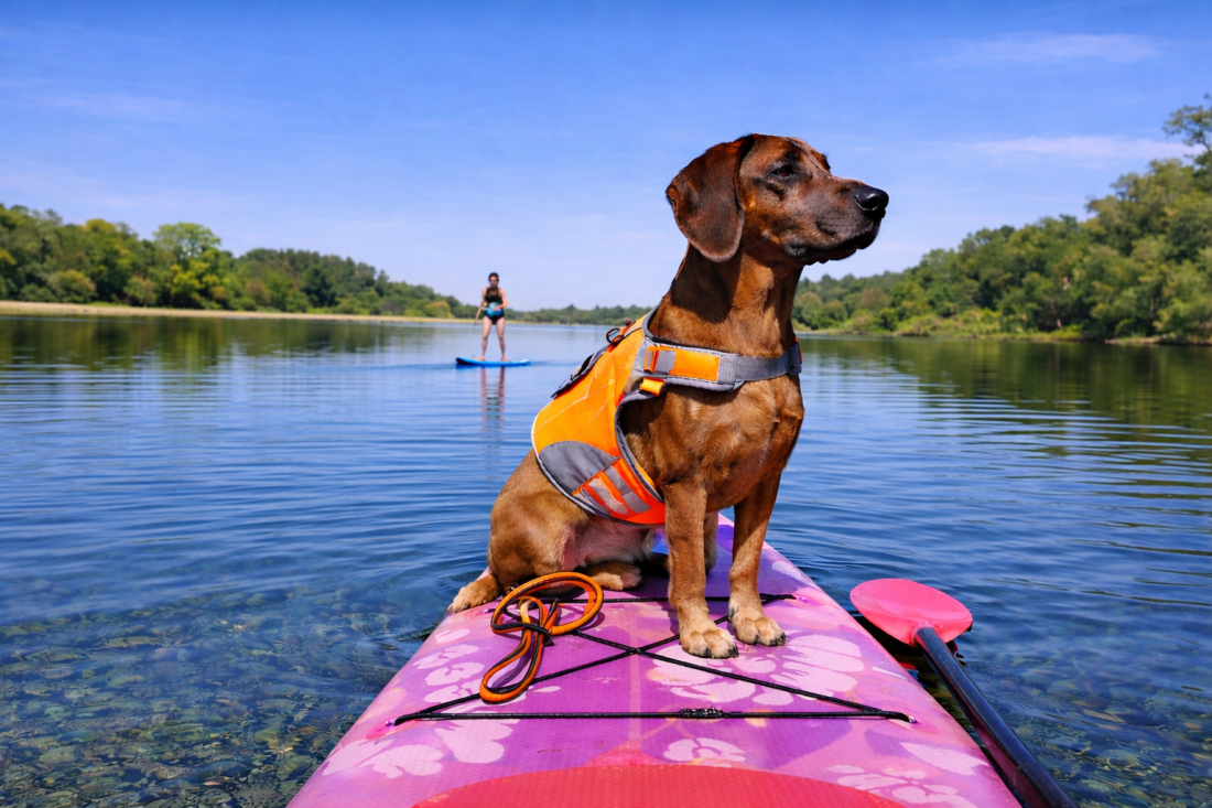 SUP mit Hund - Einsteiger